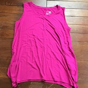 Magenta flowy tank from Terra Sky